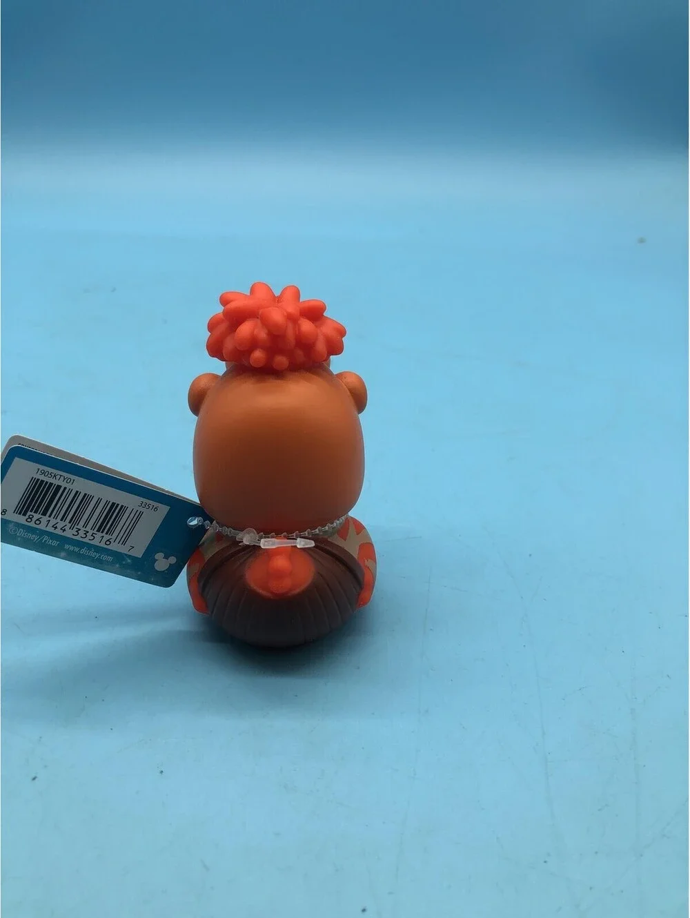 Just Play Disney Pixar Inside Out Anxiety Duck Figure Toy Orange New Loose